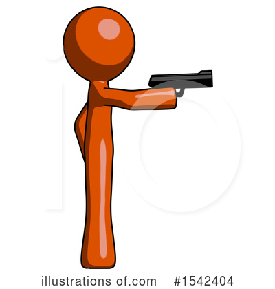 Royalty-Free (RF) Orange Design Mascot Clipart Illustration by Leo Blanchette - Stock Sample #1542404