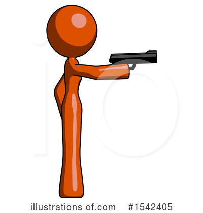 Royalty-Free (RF) Orange Design Mascot Clipart Illustration by Leo Blanchette - Stock Sample #1542405