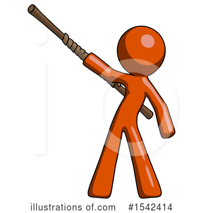 Royalty-Free (RF) Orange Design Mascot Clipart Illustration by Leo Blanchette - Stock Sample #1542414