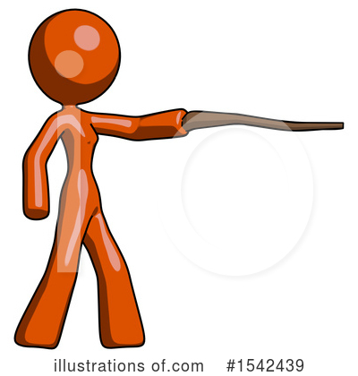 Royalty-Free (RF) Orange Design Mascot Clipart Illustration by Leo Blanchette - Stock Sample #1542439