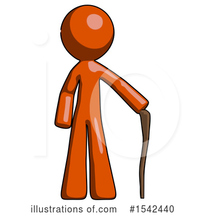 Royalty-Free (RF) Orange Design Mascot Clipart Illustration by Leo Blanchette - Stock Sample #1542440