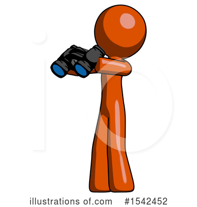 Royalty-Free (RF) Orange Design Mascot Clipart Illustration by Leo Blanchette - Stock Sample #1542452