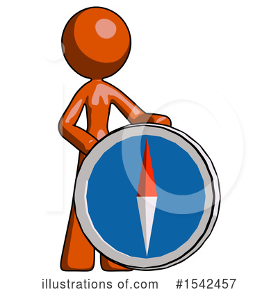 Royalty-Free (RF) Orange Design Mascot Clipart Illustration by Leo Blanchette - Stock Sample #1542457