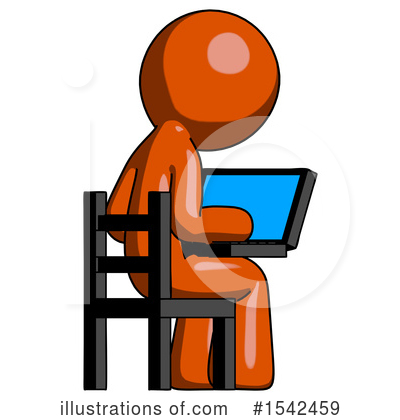 Royalty-Free (RF) Orange Design Mascot Clipart Illustration by Leo Blanchette - Stock Sample #1542459