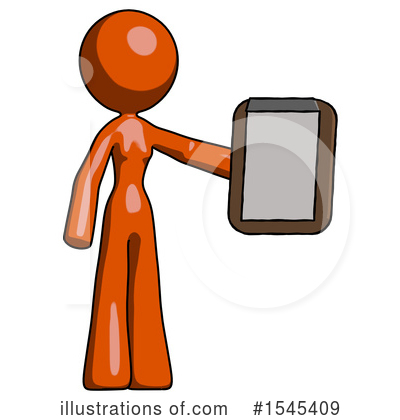 Royalty-Free (RF) Orange Design Mascot Clipart Illustration by Leo Blanchette - Stock Sample #1545409