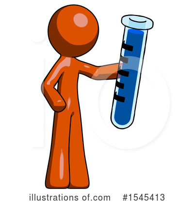 Royalty-Free (RF) Orange Design Mascot Clipart Illustration by Leo Blanchette - Stock Sample #1545413