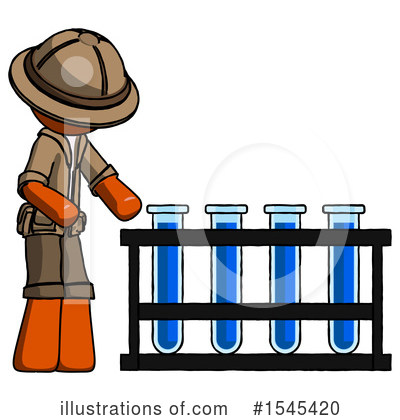 Royalty-Free (RF) Orange Design Mascot Clipart Illustration by Leo Blanchette - Stock Sample #1545420