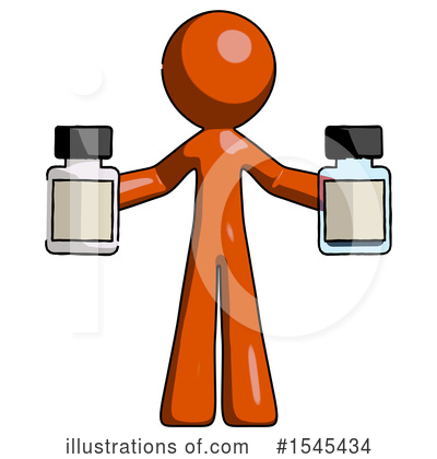 Royalty-Free (RF) Orange Design Mascot Clipart Illustration by Leo Blanchette - Stock Sample #1545434