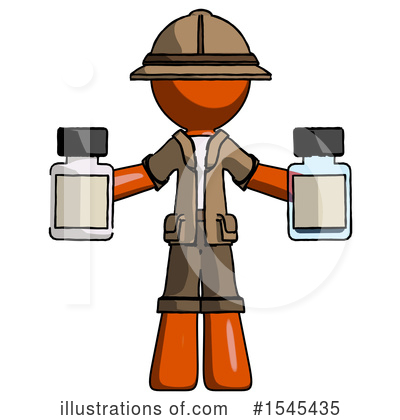 Royalty-Free (RF) Orange Design Mascot Clipart Illustration by Leo Blanchette - Stock Sample #1545435