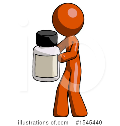 Royalty-Free (RF) Orange Design Mascot Clipart Illustration by Leo Blanchette - Stock Sample #1545440