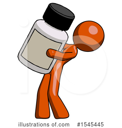 Royalty-Free (RF) Orange Design Mascot Clipart Illustration by Leo Blanchette - Stock Sample #1545445