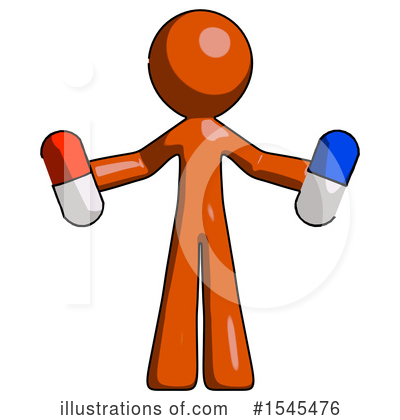 Royalty-Free (RF) Orange Design Mascot Clipart Illustration by Leo Blanchette - Stock Sample #1545476
