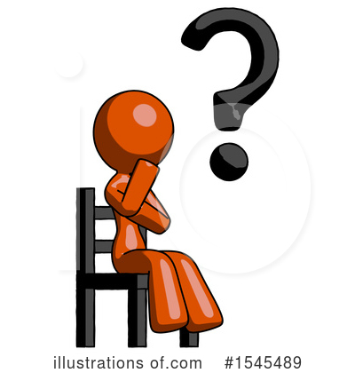 Royalty-Free (RF) Orange Design Mascot Clipart Illustration by Leo Blanchette - Stock Sample #1545489