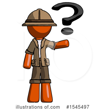 Royalty-Free (RF) Orange Design Mascot Clipart Illustration by Leo Blanchette - Stock Sample #1545497