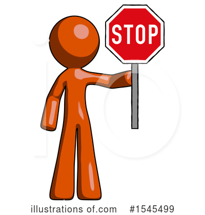 Royalty-Free (RF) Orange Design Mascot Clipart Illustration by Leo Blanchette - Stock Sample #1545499