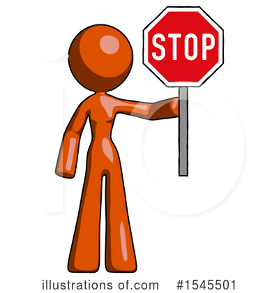 Royalty-Free (RF) Orange Design Mascot Clipart Illustration by Leo Blanchette - Stock Sample #1545501