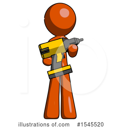 Royalty-Free (RF) Orange Design Mascot Clipart Illustration by Leo Blanchette - Stock Sample #1545520