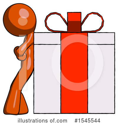 Royalty-Free (RF) Orange Design Mascot Clipart Illustration by Leo Blanchette - Stock Sample #1545544