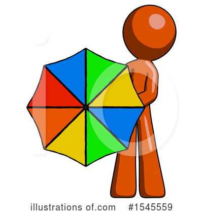 Royalty-Free (RF) Orange Design Mascot Clipart Illustration by Leo Blanchette - Stock Sample #1545559
