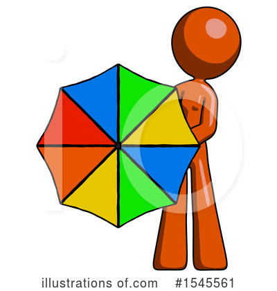 Royalty-Free (RF) Orange Design Mascot Clipart Illustration by Leo Blanchette - Stock Sample #1545561