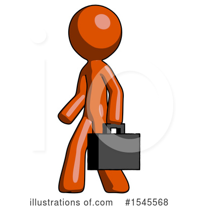 Royalty-Free (RF) Orange Design Mascot Clipart Illustration by Leo Blanchette - Stock Sample #1545568