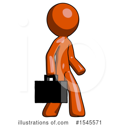 Royalty-Free (RF) Orange Design Mascot Clipart Illustration by Leo Blanchette - Stock Sample #1545571