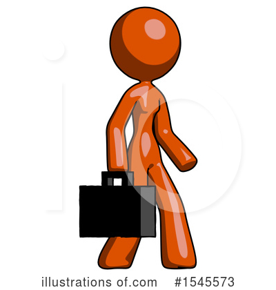 Royalty-Free (RF) Orange Design Mascot Clipart Illustration by Leo Blanchette - Stock Sample #1545573