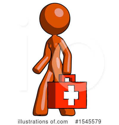 Royalty-Free (RF) Orange Design Mascot Clipart Illustration by Leo Blanchette - Stock Sample #1545579