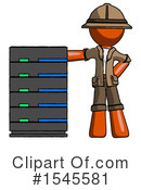 Orange Design Mascot Clipart #1545581 by Leo Blanchette