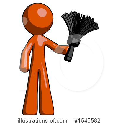 Royalty-Free (RF) Orange Design Mascot Clipart Illustration by Leo Blanchette - Stock Sample #1545582