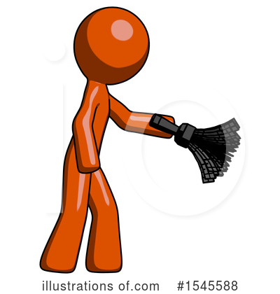 Royalty-Free (RF) Orange Design Mascot Clipart Illustration by Leo Blanchette - Stock Sample #1545588