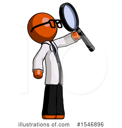 Royalty-Free (RF) Orange Design Mascot Clipart Illustration by Leo Blanchette - Stock Sample #1546896