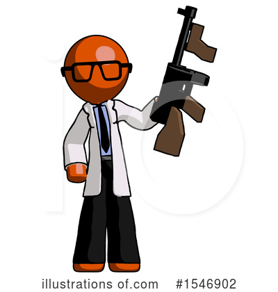 Royalty-Free (RF) Orange Design Mascot Clipart Illustration by Leo Blanchette - Stock Sample #1546902