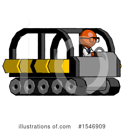 Royalty-Free (RF) Orange Design Mascot Clipart Illustration by Leo Blanchette - Stock Sample #1546909