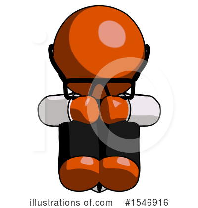 Royalty-Free (RF) Orange Design Mascot Clipart Illustration by Leo Blanchette - Stock Sample #1546916
