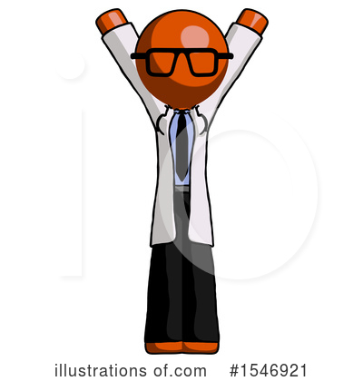 Royalty-Free (RF) Orange Design Mascot Clipart Illustration by Leo Blanchette - Stock Sample #1546921