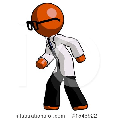 Royalty-Free (RF) Orange Design Mascot Clipart Illustration by Leo Blanchette - Stock Sample #1546922