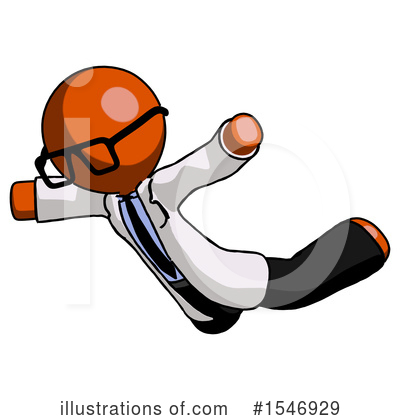 Royalty-Free (RF) Orange Design Mascot Clipart Illustration by Leo Blanchette - Stock Sample #1546929