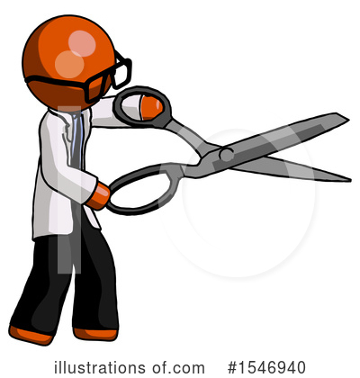 Royalty-Free (RF) Orange Design Mascot Clipart Illustration by Leo Blanchette - Stock Sample #1546940