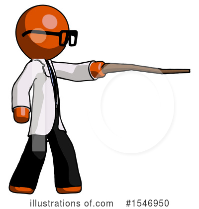 Royalty-Free (RF) Orange Design Mascot Clipart Illustration by Leo Blanchette - Stock Sample #1546950
