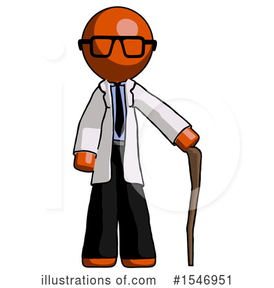 Royalty-Free (RF) Orange Design Mascot Clipart Illustration by Leo Blanchette - Stock Sample #1546951