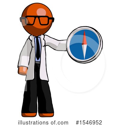 Royalty-Free (RF) Orange Design Mascot Clipart Illustration by Leo Blanchette - Stock Sample #1546952