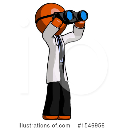 Royalty-Free (RF) Orange Design Mascot Clipart Illustration by Leo Blanchette - Stock Sample #1546956