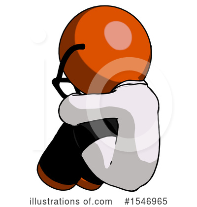Royalty-Free (RF) Orange Design Mascot Clipart Illustration by Leo Blanchette - Stock Sample #1546965
