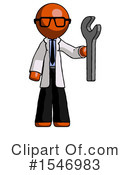 Orange Design Mascot Clipart #1546983 by Leo Blanchette