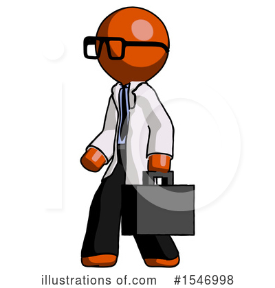 Royalty-Free (RF) Orange Design Mascot Clipart Illustration by Leo Blanchette - Stock Sample #1546998