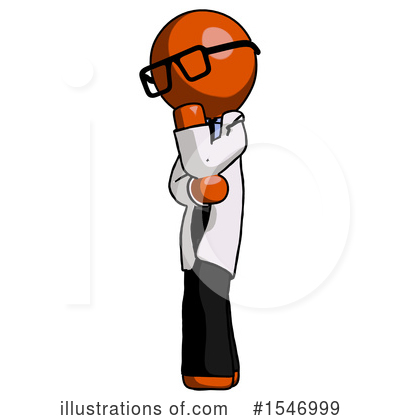Royalty-Free (RF) Orange Design Mascot Clipart Illustration by Leo Blanchette - Stock Sample #1546999