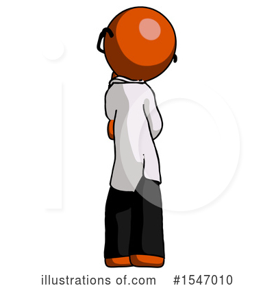 Royalty-Free (RF) Orange Design Mascot Clipart Illustration by Leo Blanchette - Stock Sample #1547010