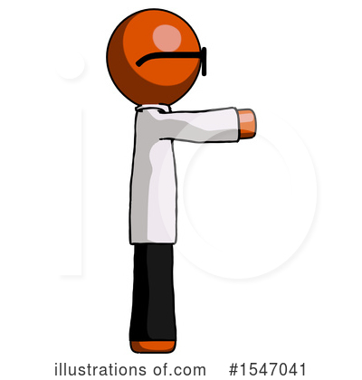 Royalty-Free (RF) Orange Design Mascot Clipart Illustration by Leo Blanchette - Stock Sample #1547041