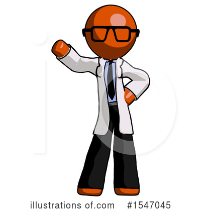 Royalty-Free (RF) Orange Design Mascot Clipart Illustration by Leo Blanchette - Stock Sample #1547045